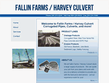 Tablet Screenshot of harveyculvert.com